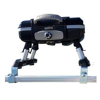 Cuisinart Grill Rail Mount for Pontoon Boat