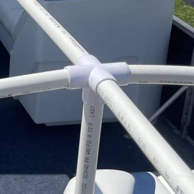 Pontoon Boat Solutions Canvas Support System